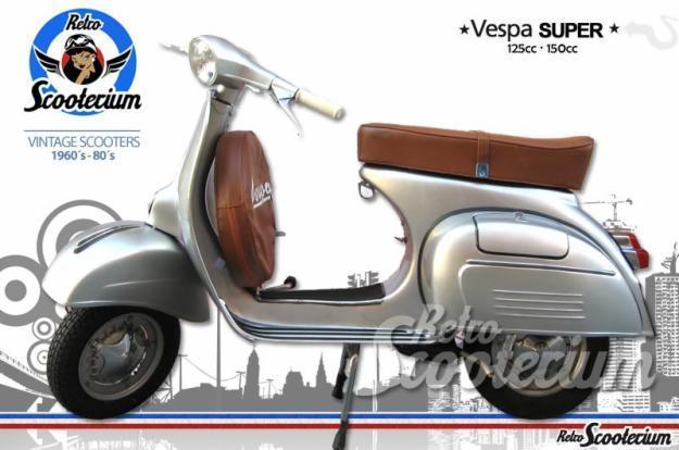 Vespa Vintage : Vespa Super 125cc / 150cc