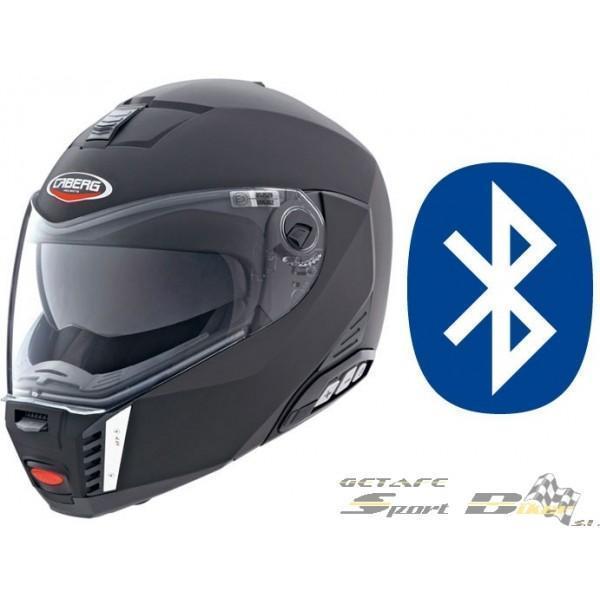 CABERG SINTESI negro mate con BLUETOOTH Talla L