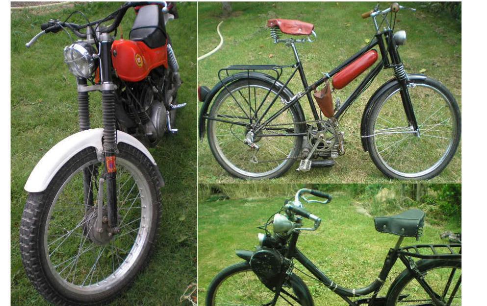 Se vende lote de motos antiguas: Montesa Cota 74, Mosquito y Velososlex