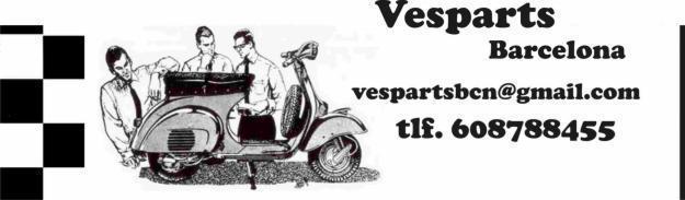 Recambios de ocasión y motores completos funcionando para motos Vespa 