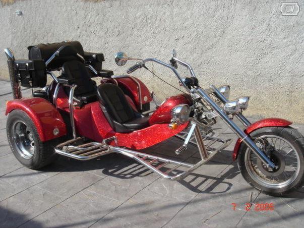 Trike Moto de tres ruedas motor 1600cc.